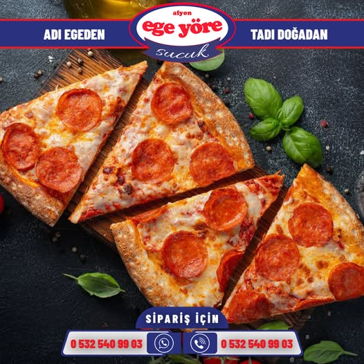 Afyon Ege Yöre Sucuklu Pizza ile Lezzet Şöleni Başladı Afyon Ege Yöre Sucuklu Pizza ile Lezzet Şöleni Başladı