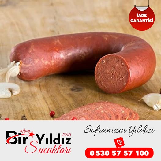 Afyon Bir Yıldız Sucukları ile Sofralarınıza Doğal Lezzet Afyon Bir Yıldız Sucukları ile Sofralarınıza Doğal Lezzet