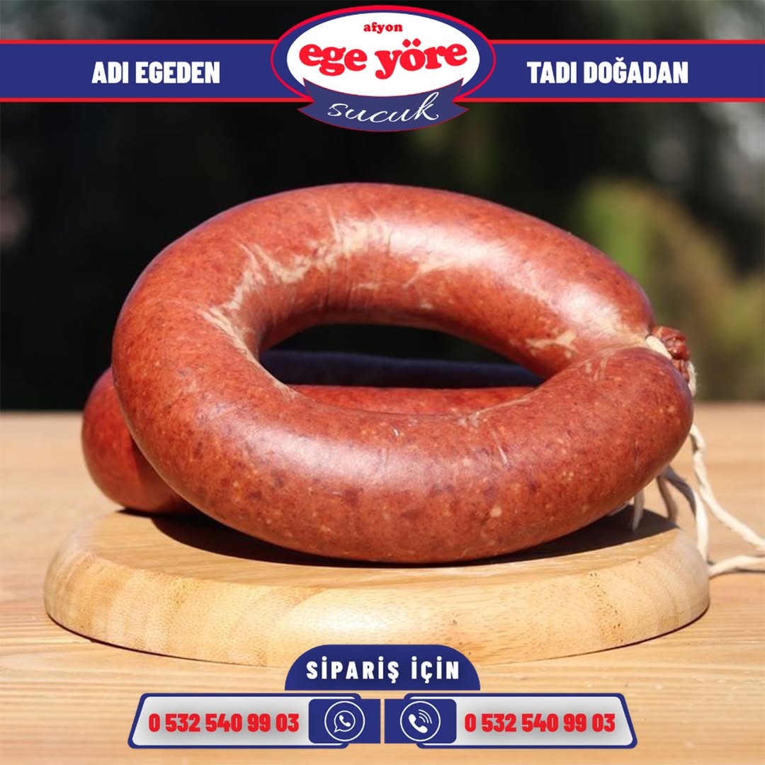 Afyon Ege Yöre Sucukları: Doğallık ve Lezzet Sofralarda Buluşuyor Afyon Ege Yöre Sucukları: Doğallık ve Lezzet Sofralarda Buluşuyor